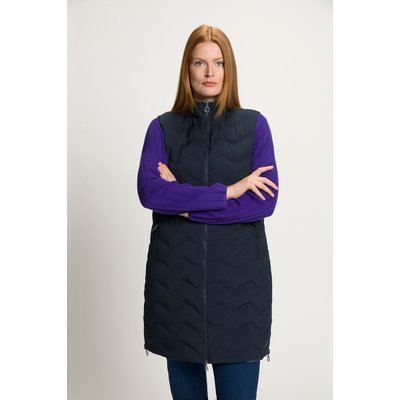 Gilet réversible, uni/métallique, col droit ULLA POPKEN