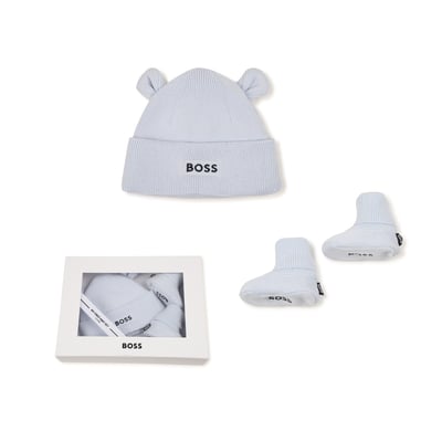 Ensemble bonnet et chaussons BOSS KIDSWEAR