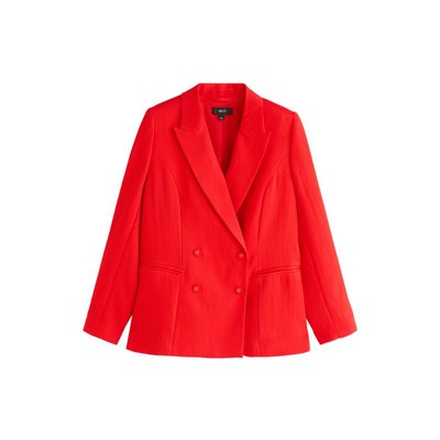 Blazer froissé décontracté boutonnage croisé NEXT