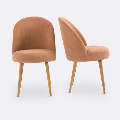Set van 2 tafel fauteuils in geribd fluweel, Lenou LA REDOUTE INTERIEURS