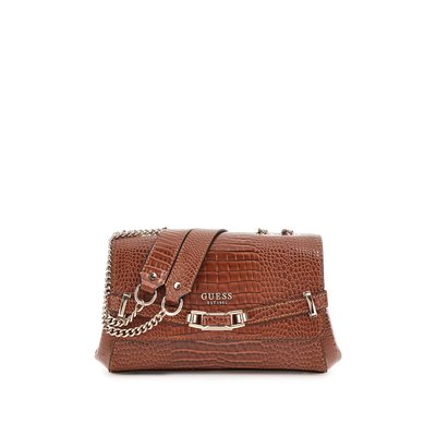 Sac À Bandoulière Silvye Imprimé Croco GUESS