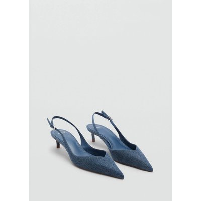 Chaussures denim talon MANGO