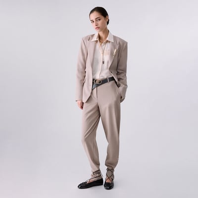 Pantalon Mélange avec Fermeture Éclair LIU JO