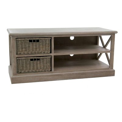 Buffet en bois et rotin, Center RECOLLECTION
