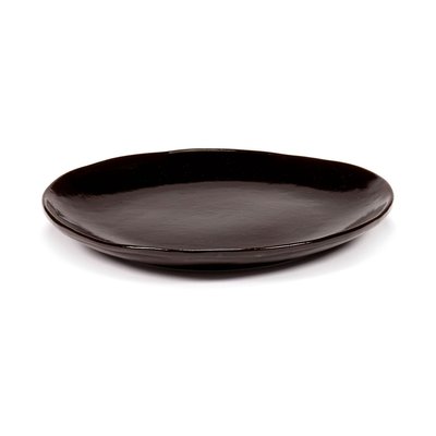 Assiette Plate Taille S La Mère En Grès Ebony Ø18 Cm SERAX