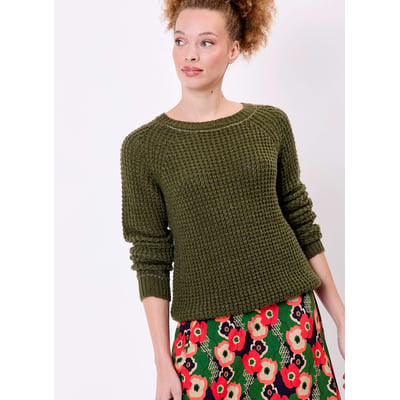 Pull court en maille uni CESAIRE PRINCESSE NOMADE