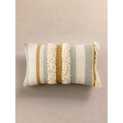 Coussin 100% Coton Rayures -SAFI KENAY