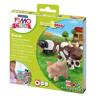Kit de jeux de modelage  Kids Ferme FIMO