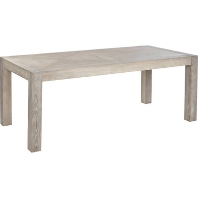Table de salle à manger en bois d'hévéa élégant RECOLLECTION
