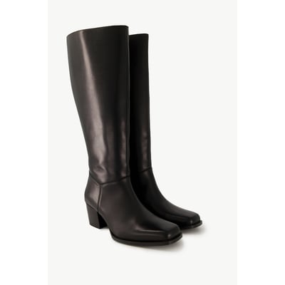 Bottes en cuir tige XL , pied large ULLA POPKEN