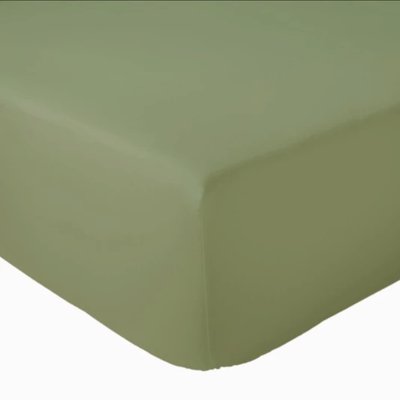Drap Housse Uni bonnet 30 cm 100% Coton TRADILINGE