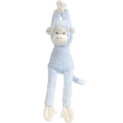 Peluche musicale singe bleu HAPPY HORSE
