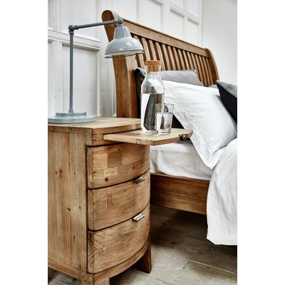Table de chevet en bois recyclé BELFAST PIER IMPORT