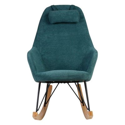 Rocking-chair scandinave tissu  Evy ZAGO