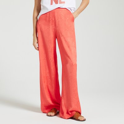 Weite, schimmernde Jacquard-Hose JUNGLE SUNCOO