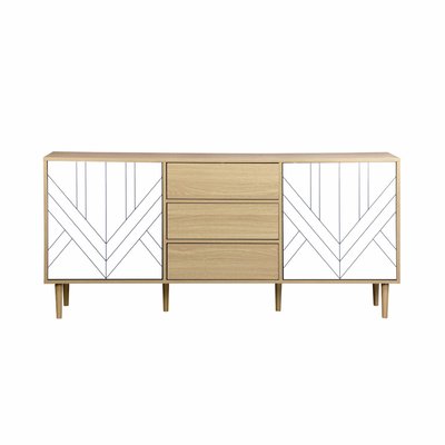 Buffet effet bois 2 portes 160cm MIKA SWEEEK