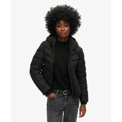 Veste rembourrée en microfibre à capuche SUPERDRY