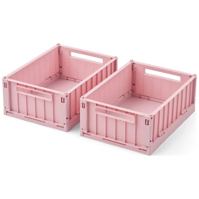 Lot de 2 caisses de rangement Weston S LIEWOOD