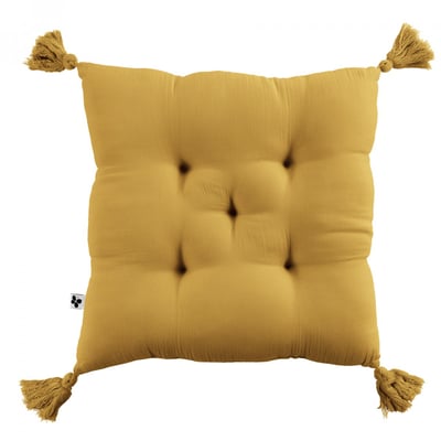 Coussin de chaise Assise matelassée gaze de coton gaia EDEN