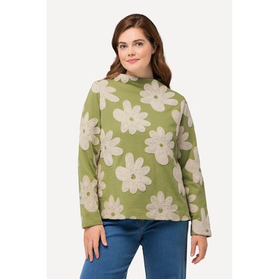 Sweat, broderie, col montant ULLA POPKEN