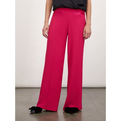 Pantalon large en tissu fluide crêpe MOTIVI