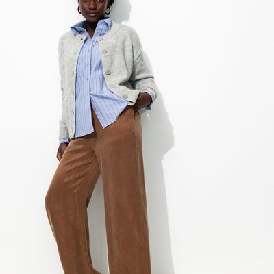 Pantalon large en satin PROMOD