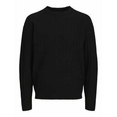 Ribbed Knit Jumper with Crew Neck JACK & JONES