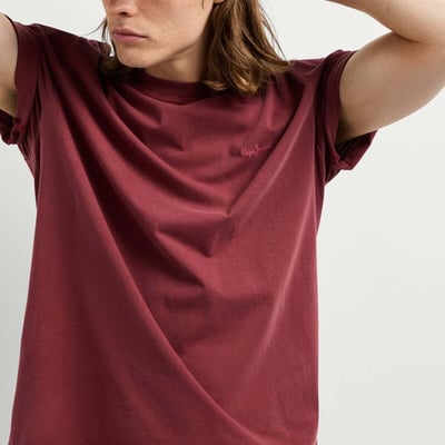 T-Shirt Coupe Regular Avec Logo Brodé PEPE JEANS
