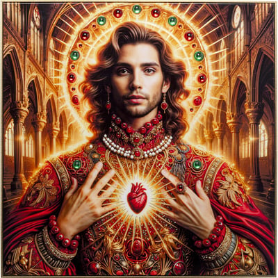 Tableau encadré Saint Halo Man 100x100cm KARE DESIGN