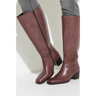 Bottes en cuir tige XXXL , pied large ULLA POPKEN
