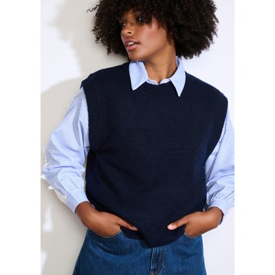 Pull sans manches en maille LOLALIZA