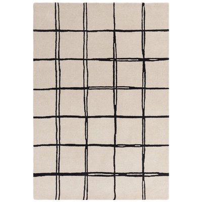 Tapis salon et chambre moderne pure laine fait main RENO NOVATREND