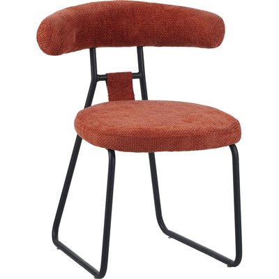 Chaise design  en tissu chenille assise confortable RECOLLECTION