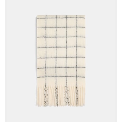 Echarpe servane à carreaux douce et moelleuse GALERIES LAFAYETTE