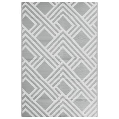 Tapis d’extérieur réversible motif graphique HOME MAISON