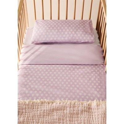 Housse de couette berceau percale de coton réversible MANGO HOME
