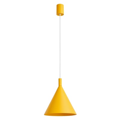 Suspension Acier Jaune E27 1 Nox EDEN