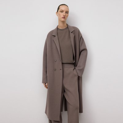 Manteau long en maille ADOLFO DOMINGUEZ