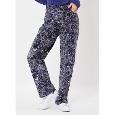 Pantalon large velours stretch SKADI LA FIANCÉE