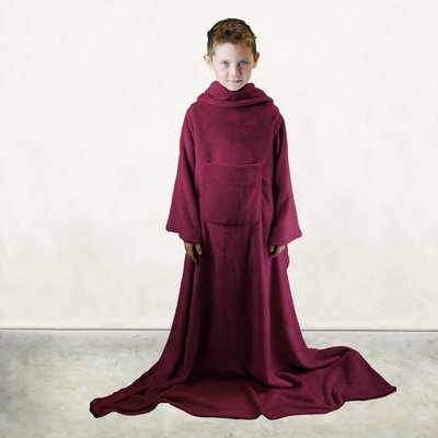 Plaid intégral avec manches enfant flanelle VIVEZEN