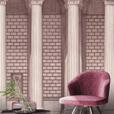 Papier peint panoramique avec le paysage de l'église de la Madeleine - 170x260 cm (l x h) LA TOUCHE ORIGINALE