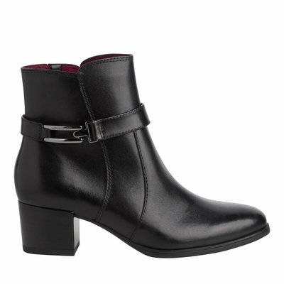Leather Heeled Ankle Boots TAMARIS