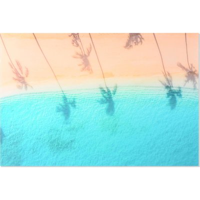 tableau en verre trempé   ambiance bord de mer RECOLLECTION