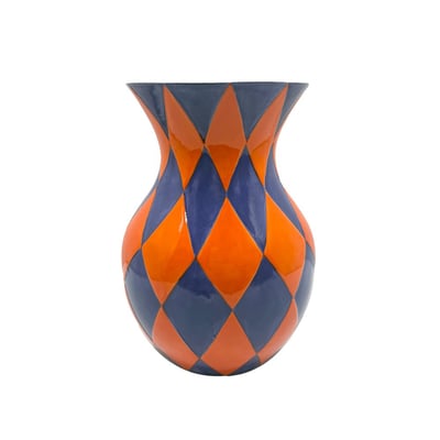 Vase Pop orange violet 22   - POP TABLE PASSION