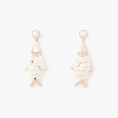 Boucles d'oreilles pendantes Calypso BALABOOSTE