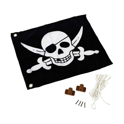 Drapeau Pirates avec système d'hisse JARDINDECO