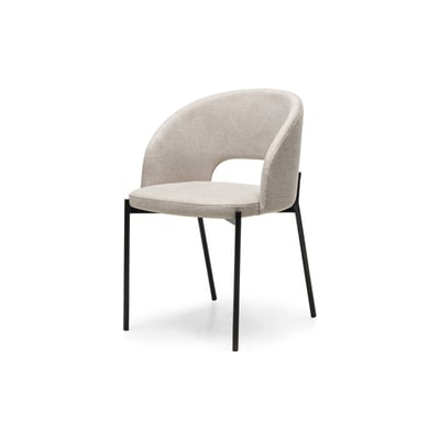 Chaise tissu collection MORES dossier ajouré RECOLLECTION