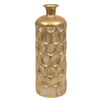 VASE MET STRIE BELLI DORE H60 ATMOSPHERA