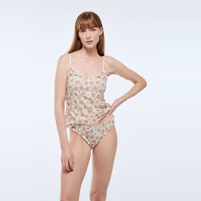 Culotte froufrou CAROLE en microfibre imprimée MONOPRIX
