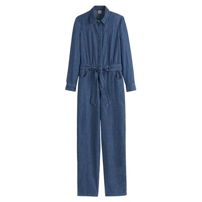 Tuta intera lunga in denim light LA REDOUTE COLLECTIONS